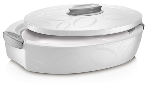 Tuttocaldo Oval Termal Servis Kabı 4L Beyaz