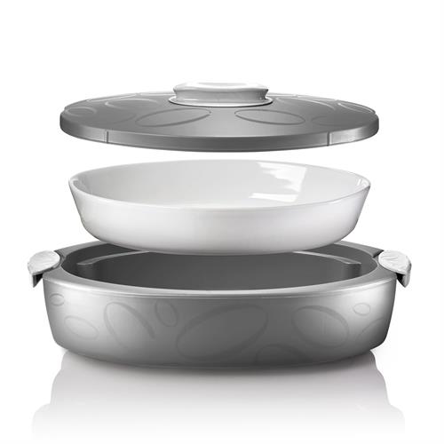 Tuttocaldo Termal Servis Kabı Gri 4L