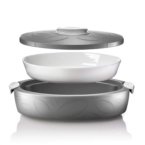  Tuttocaldo Termal Servis Kabı Gri 3L