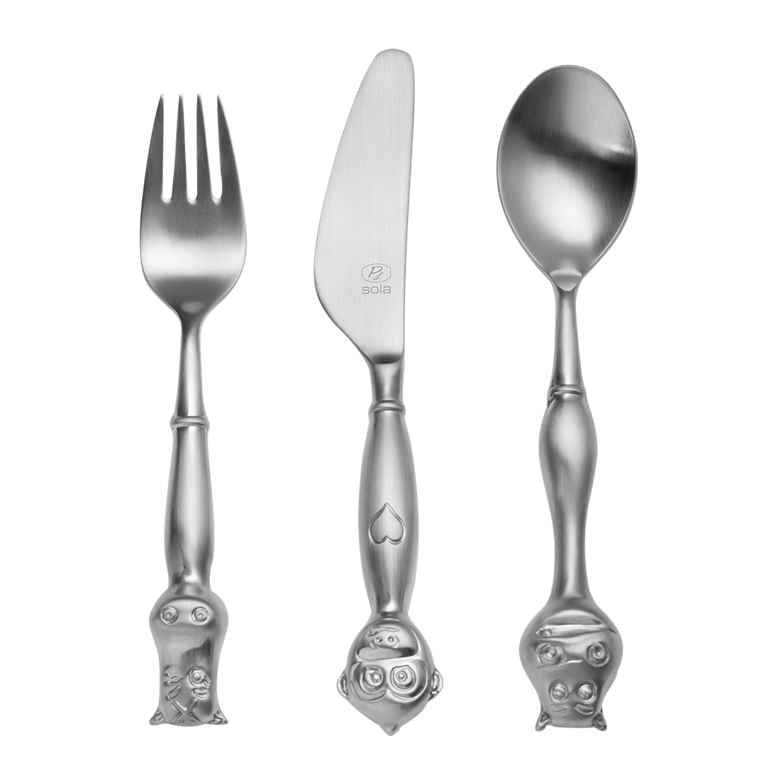 3 Parça Çatal Bıçak SetleriSOLA SWISSEle TrendTOM 3 Parça Çatal Bıçak Seti