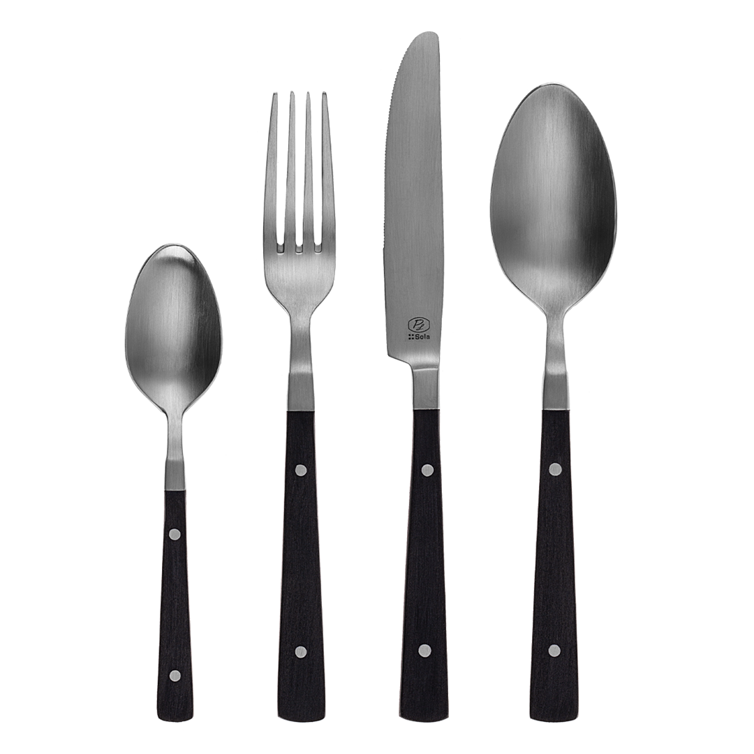 30 ParçaSOLA SWISSEle TrendImage POM Black