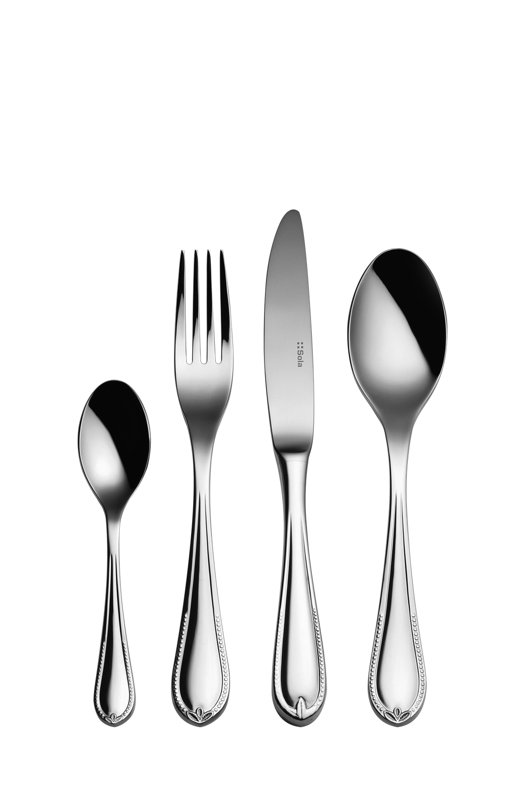 84 ParçaSOLA SWISSEle TrendBlack Pearl 84 Parça Çatal Bıçak Seti