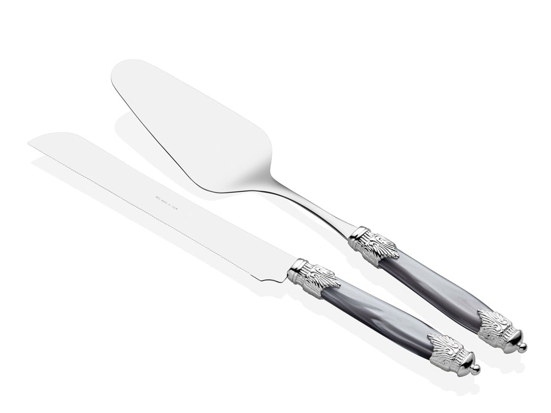 Arianna Chrome Gri Pasta Servis Seti