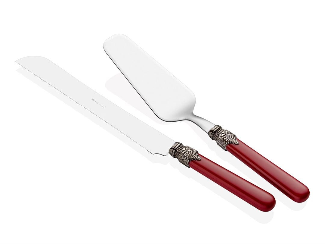 Classic bordo pasta servis seti