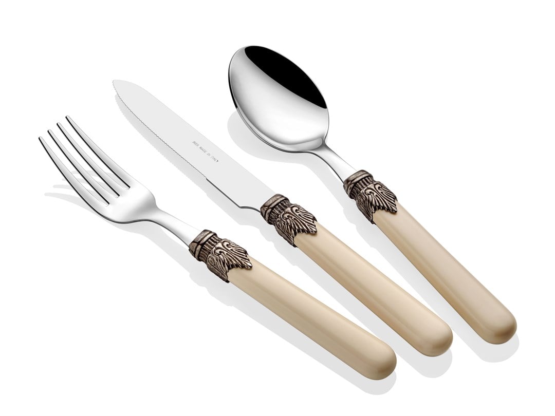 Classic kemik 24 parça çatal bıçak seti