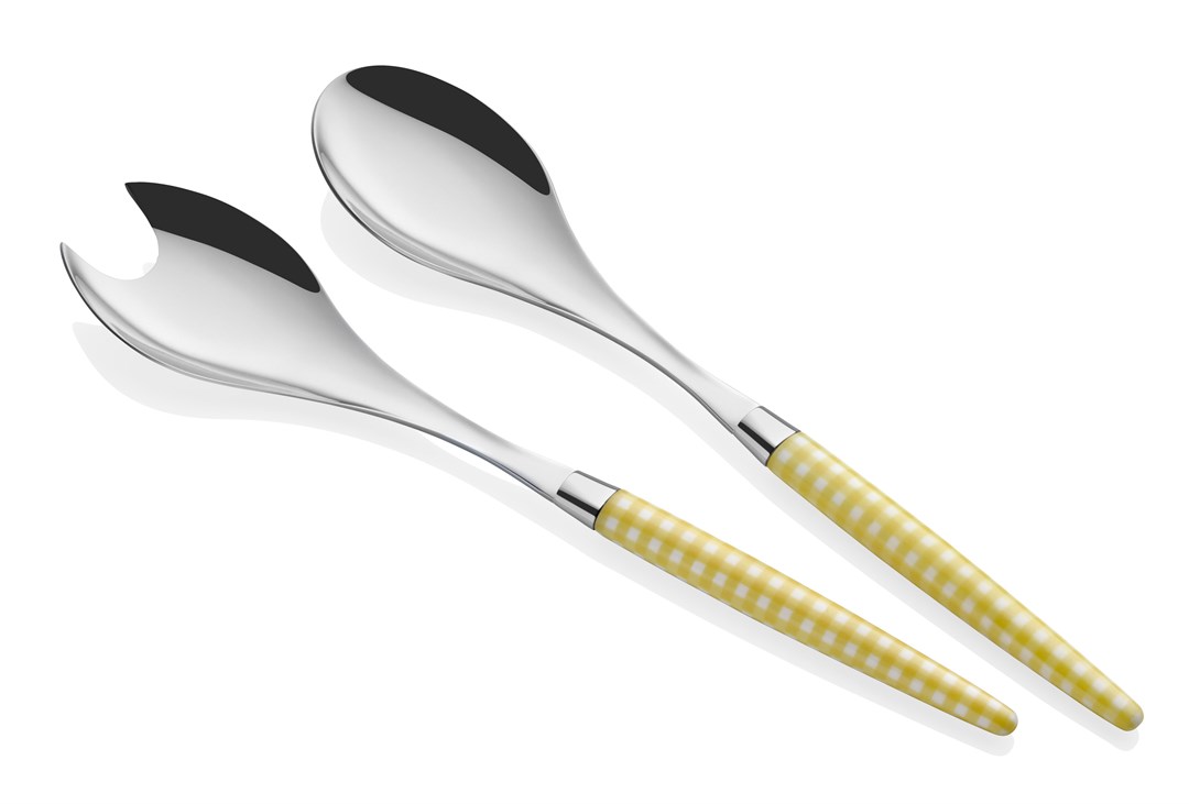 Color sarı salata servis seti