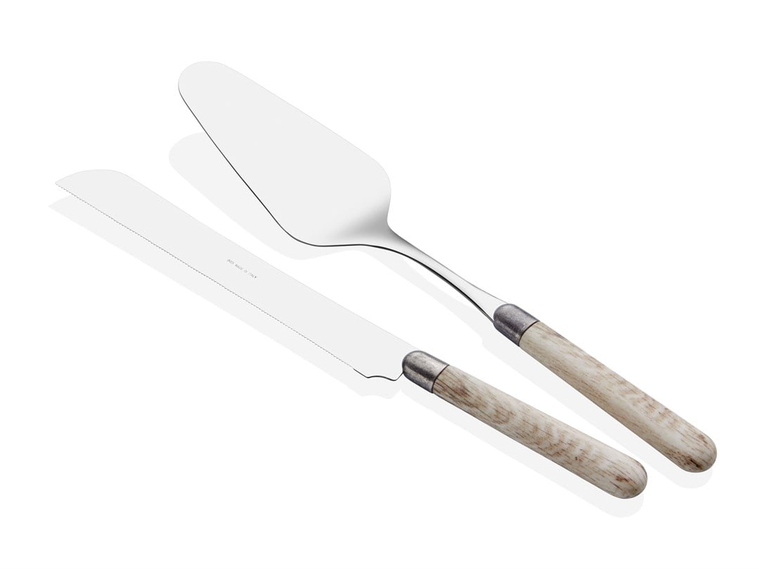 Cortina natürel pasta servis seti