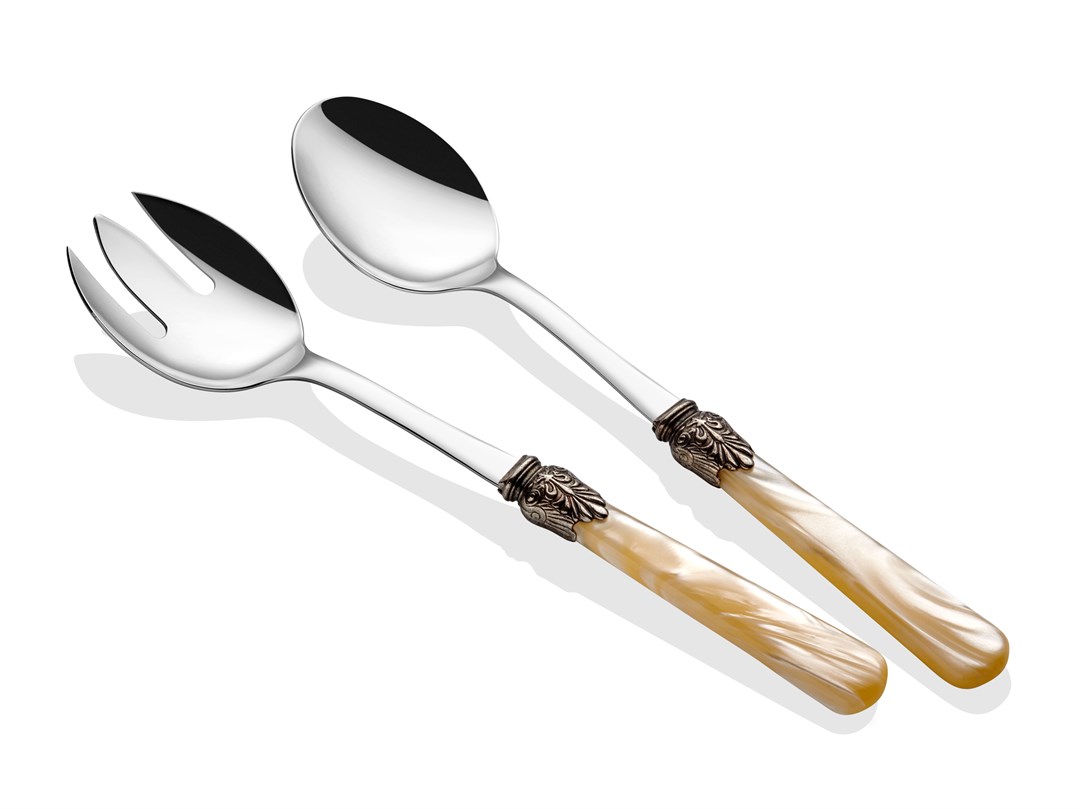 Elena kemik salata servis seti