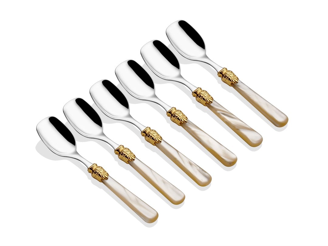 Elena Ring kemik 6lı dondurma kaşığı