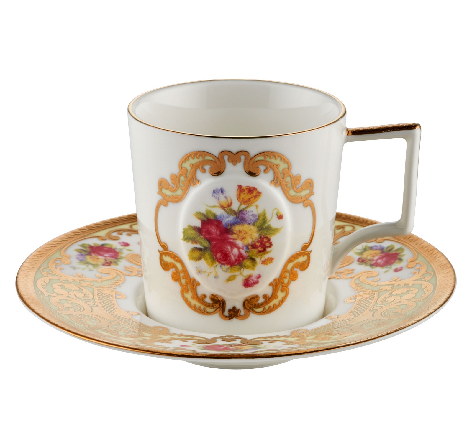KAHVE FİNCAN SETLERİRIVADOSSI SANDROEle TrendStempa Venezzia Cream 6lı Fincan Seti