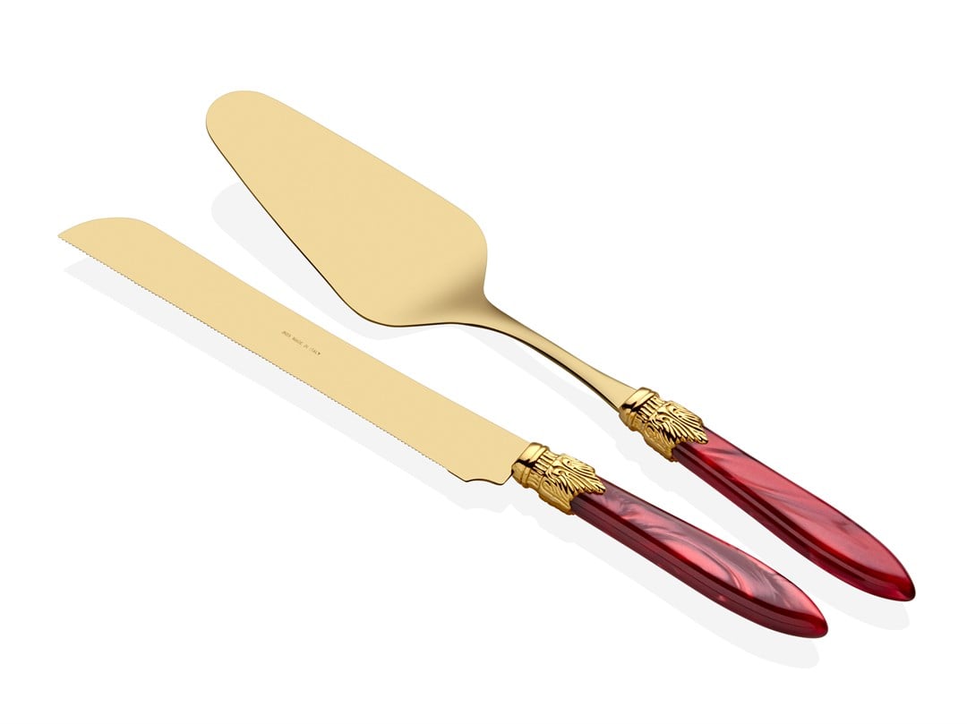 Laura Oro bordo pasta servis seti