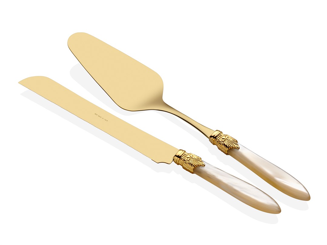 Laura Oro kemik pasta servis seti