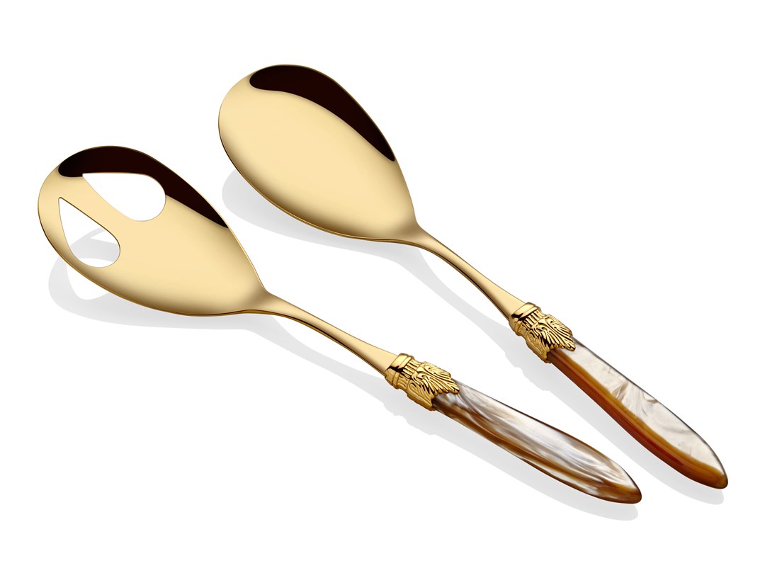 Laura Oro şampanya salata servis seti