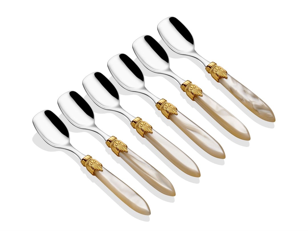 Laura Ring kemik 6lı dondurma kaşığı