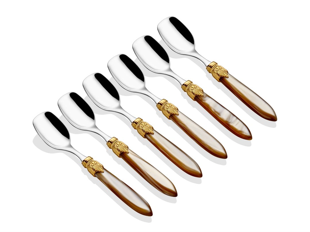 Laura Ring şampanya 6'lı dondurma kaşığı