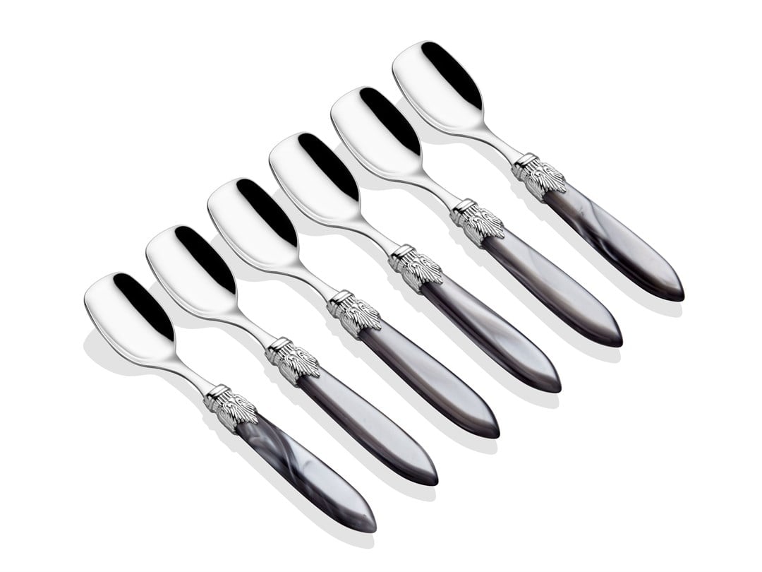 Laura Chrome gri 6lı dondurma kaşığı