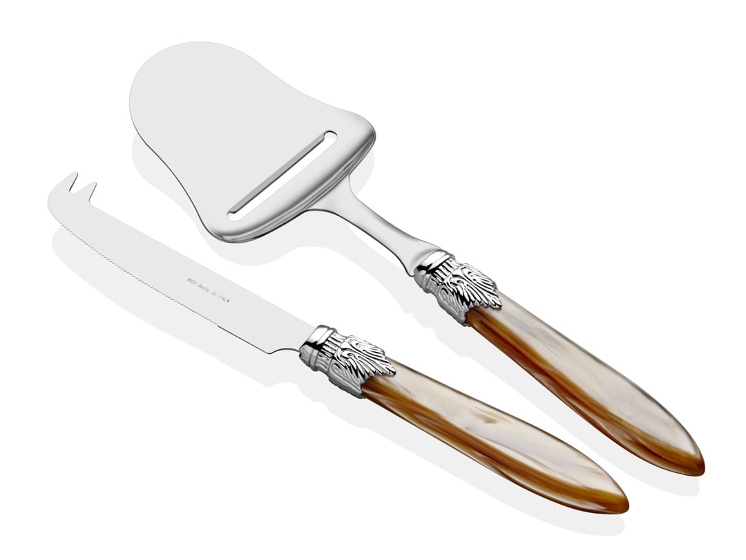 Laura Chrome şampanya peynir servis seti