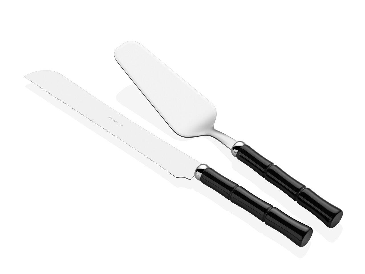 Pasta Servis SetiRIVADOSSIEle TrendBamboo Siyah Pasta Servis Seti