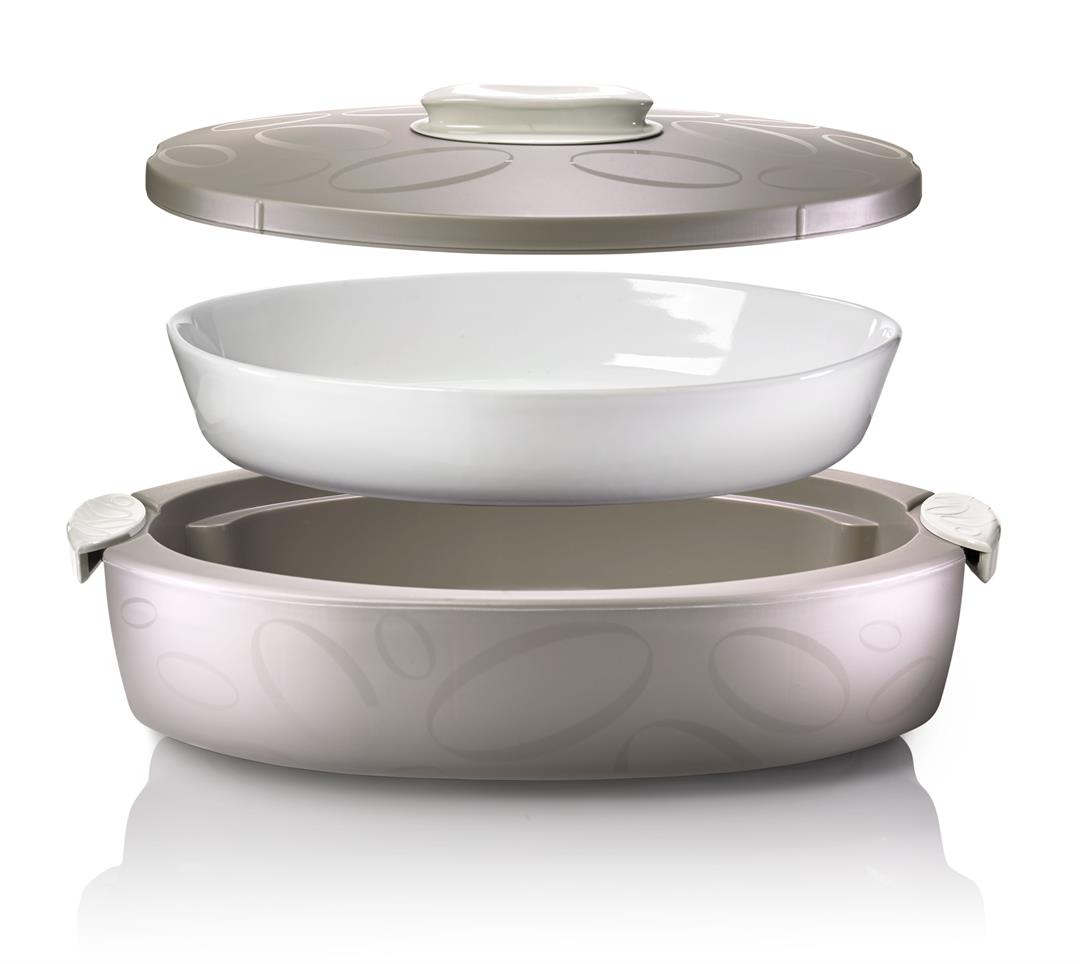 Termal Servis KaplarıENJOY ATER ITALYEle TrendTuttocaldo Oval Termal Servis Kabı 4L - Fındık