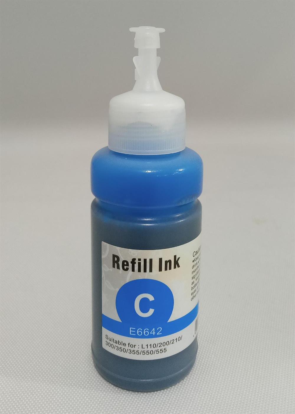 C13T66424A EPSON T6642 Cyan Ink Cartridge L382, L386, L3050, L3060, L210, L800