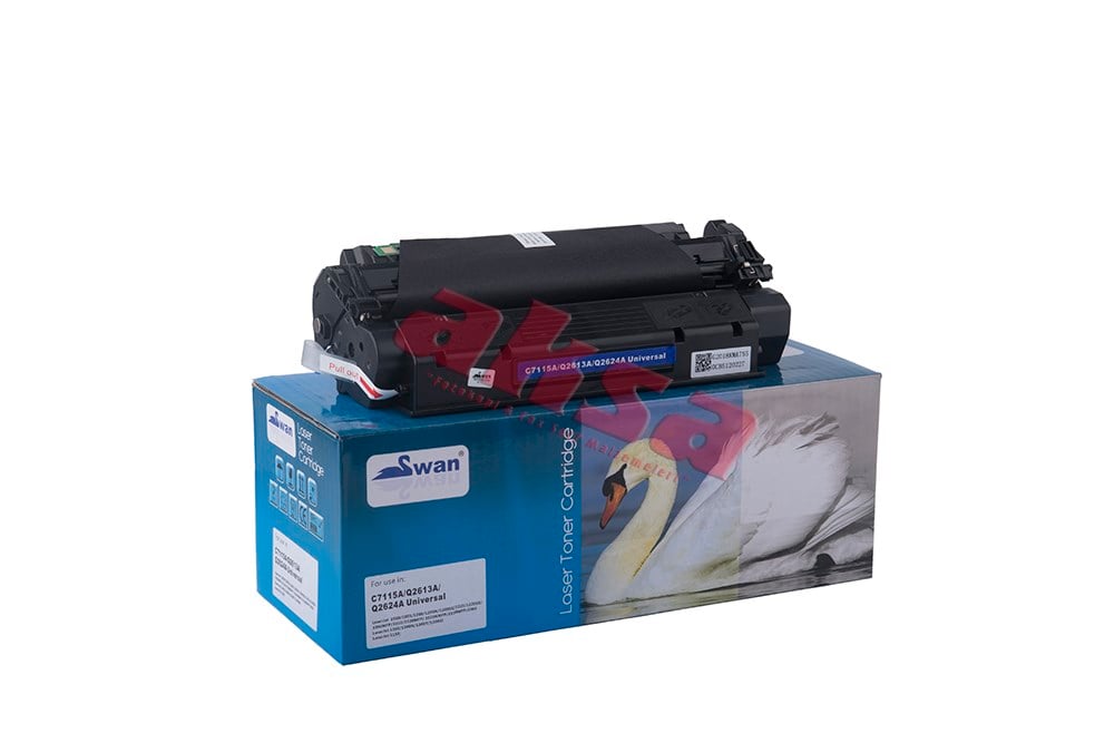 HP C 7115A Q 2613A Q 2624A Swan Laser Toner Canon EP 25   000/ 1005/ LJ 1200/ 1220/ 3300MF P/ 3310MF P/ 3320/ 3330/ 3380MF P/ LJ1300/ 1150