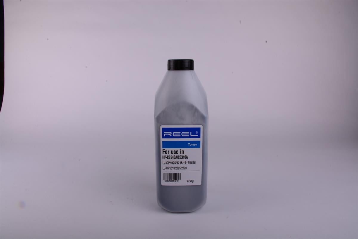 HP CB  540A CE 310A Black Reel Toner  1000gr Şişe   LJ 1025/1215/1312/1515/CP1518/2025/2320