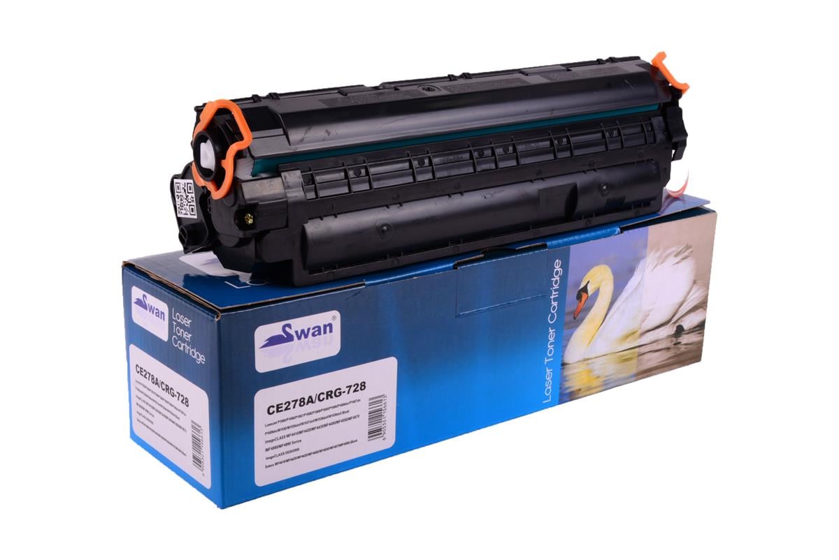 HP CE  278A  CANON CRG 728 Swan Toner Canon MF 4410 4420 4430 4450 4550   P 1560/ P 1566/ P 1567/ P 1568/ P 1569/ P 1600/ P 1606/ P 1606dn/ P 1607dn  P 1608dn/ P 1609dn/ M 1530/ M 1536dnf/ M 1537dnf/ M 1538dnf/ M 1539dnf