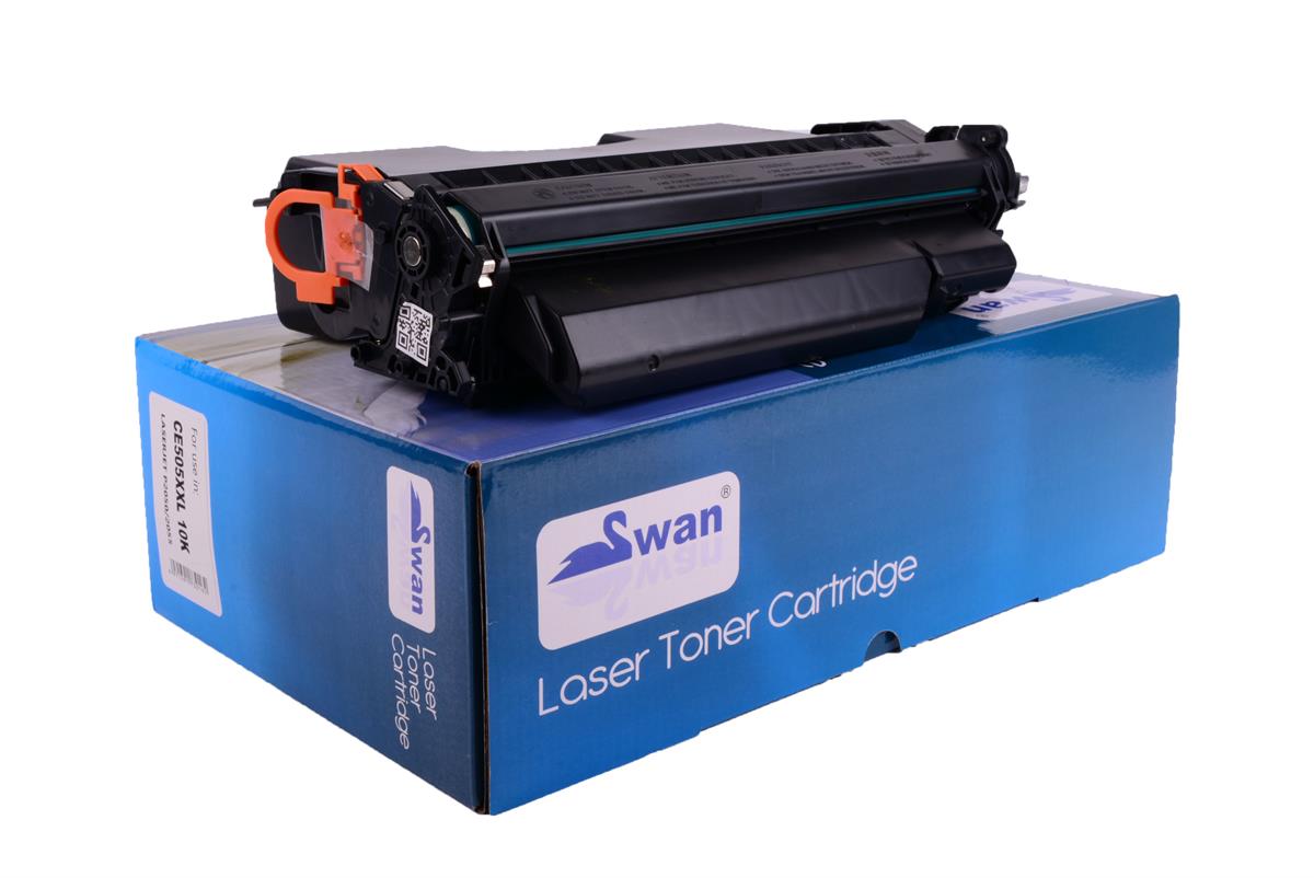 HP CE  505XXL Swan Laser Toner 10 000K   P 2050/ 2055D/ 2055N/ 2055X