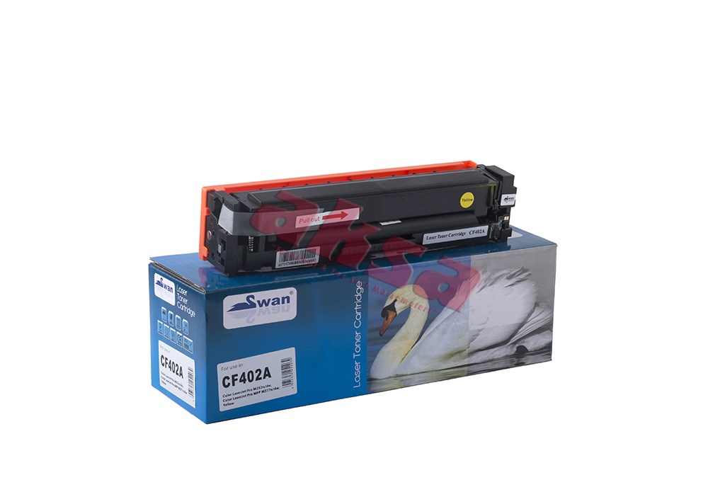HP CF 402X( 201X) Canon CRG 045HY Swan Yellow Laser Toner 2300K   K20)Color LaserJet Pro M 252n/ M 252dw/ M 274n/ M 274dw/ M 277dw Canon MF 634Cdw  MF 632Cdw/ LBP 612Cdw/LBP 611Cn/ 613Cdw/