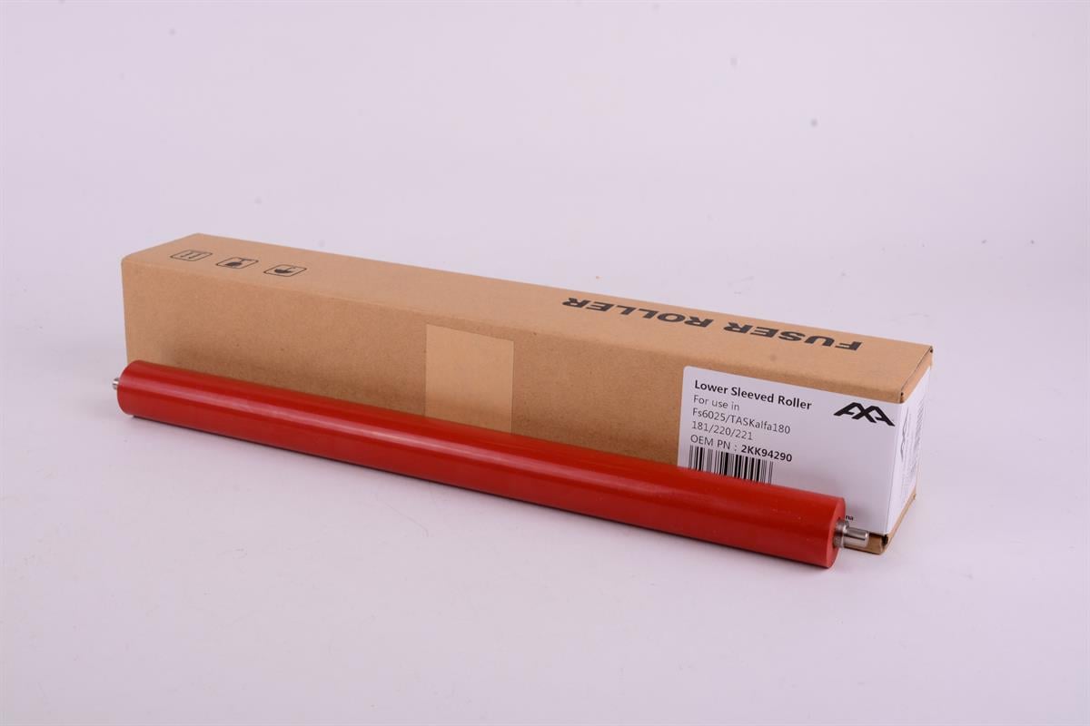 KYOCERA FS 6025mfp 6030mfp 6525mfp 6530mfp AA Lower Sleeved Roller   TASKalfa180 , 181 , 220 , 221,3010i, 3011i , 3510i , 3511i  ( FS6025mfp, FS6030mfp, FS6525mfp, FS6530mfp)
