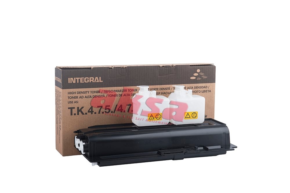 KYOCERA TK 475 INTEGRAL Toner 520 g 12100062   FS 6025 6030 6525 6530/Taskalfa 255 256 305 KOLİ 4LÜ  UTAX CD 6025, 6030, 256, TA DC 6025, 6030, 256