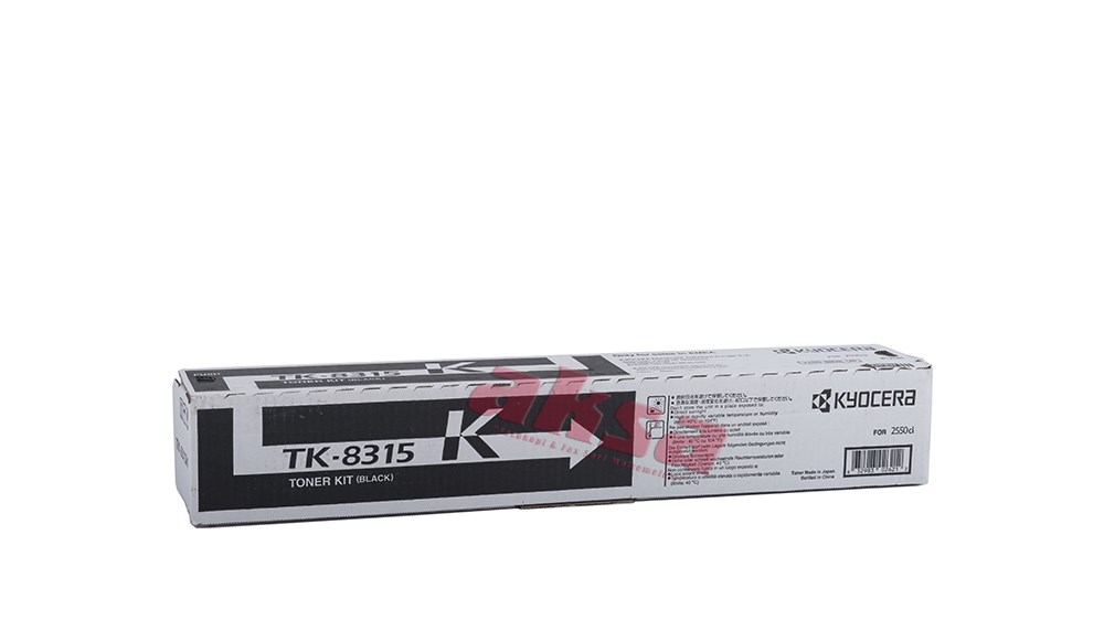 KYOCERA TK 8315 Orijinal Black Toner 1T 02MV0NL0   TASKALFA 2550Cİ