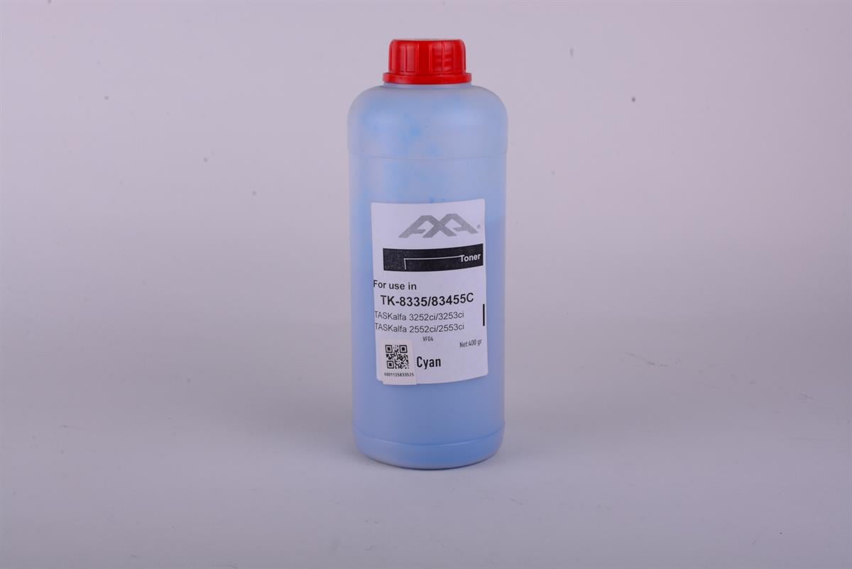 KYOCERA TK 8335 TK 8345 AA Cyan Toner Şişe 800g Taskalfa 2552ci 3252ci