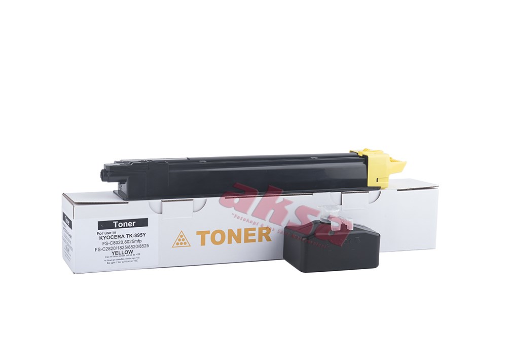 KYOCERA TK 895Y Reel Yellow Toner ( 150 GR )   (Koli 10 lu) FS C 8020MF P C 8025MF P C 8520MF P C 8525MF P
