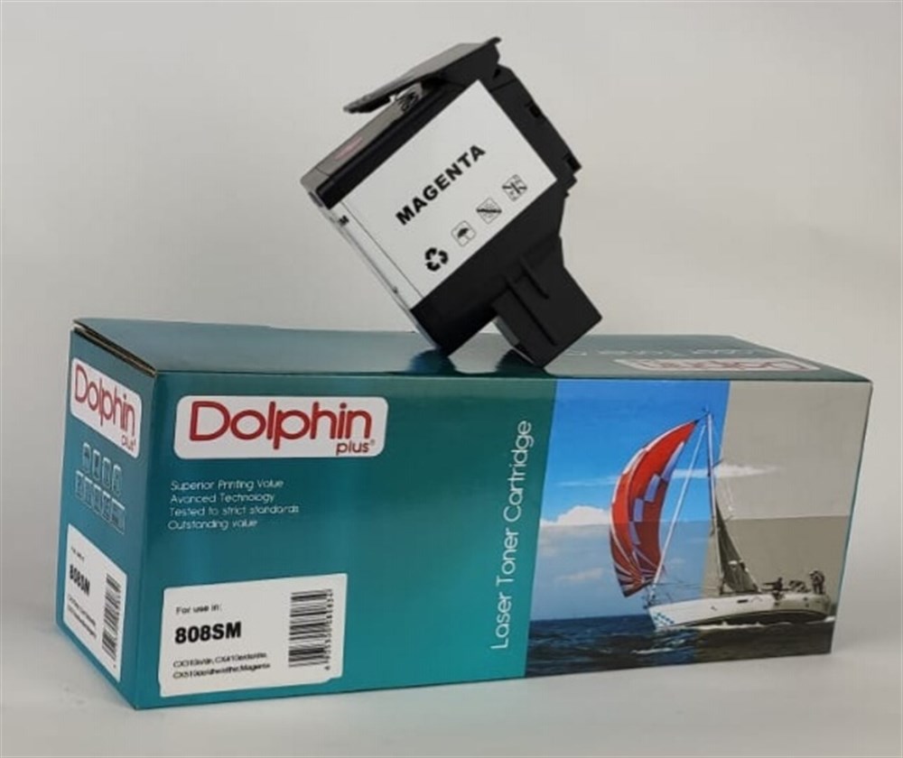 LEXMARK 808SM Dolphin Magenta Toner 2K CX310n/dn/CX410e/de/dte/CX510de/dhe