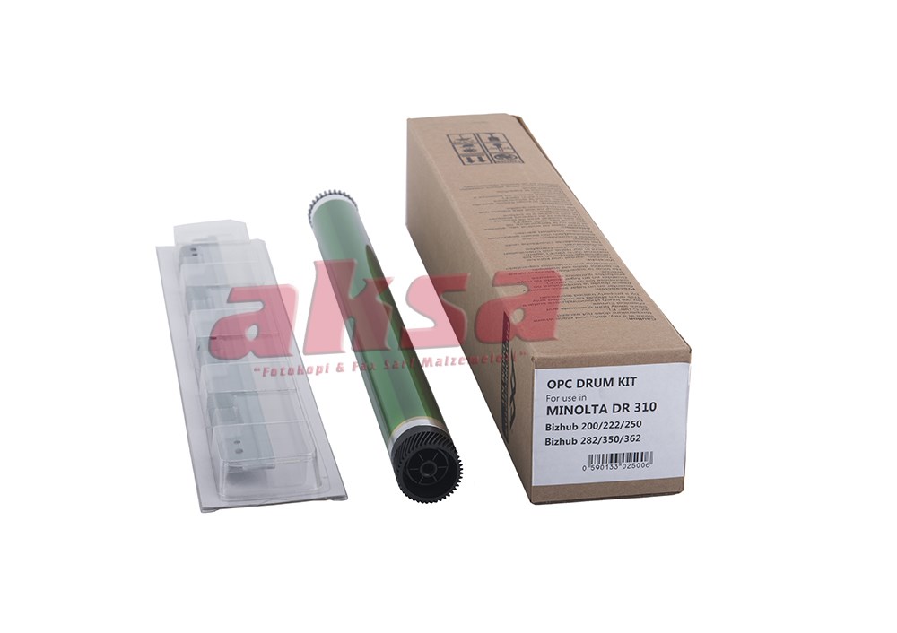 MINOLTA DR 310 AA Drum Kit Bizhub 200 222 250 282 350 362   Di 200/ 250/ 251/ 350/ 351  (U030350CDRUM)+(Dİ2510 BLADE)