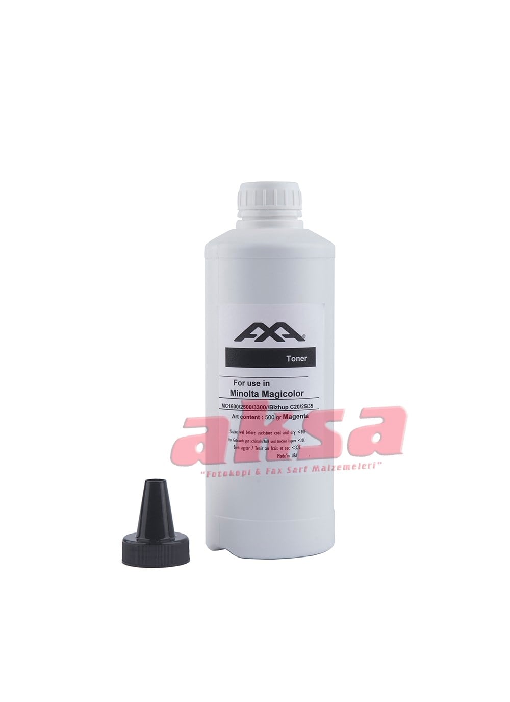 Magicolor Magenta Toner(500gr) 1600 2400 2500 3300 BizhuPC 20 25 35