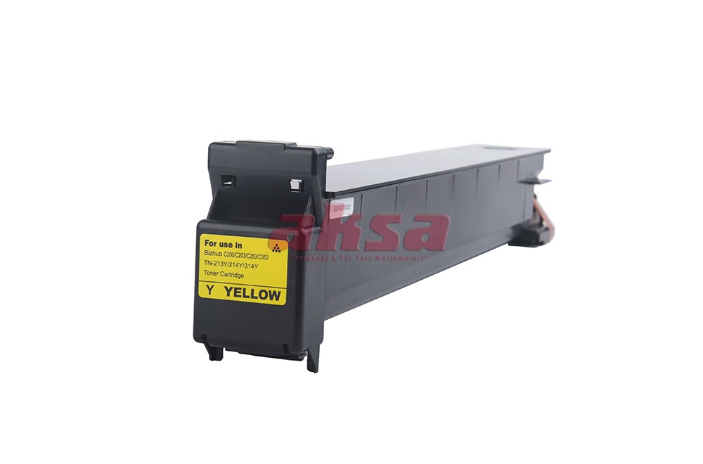 MINOLTA TN 213Y 214Y 314Y AA Yellow Toner C 200 C 203 C 253 A0D7235   Bizhub C 200 C 203 C 253 C 353
