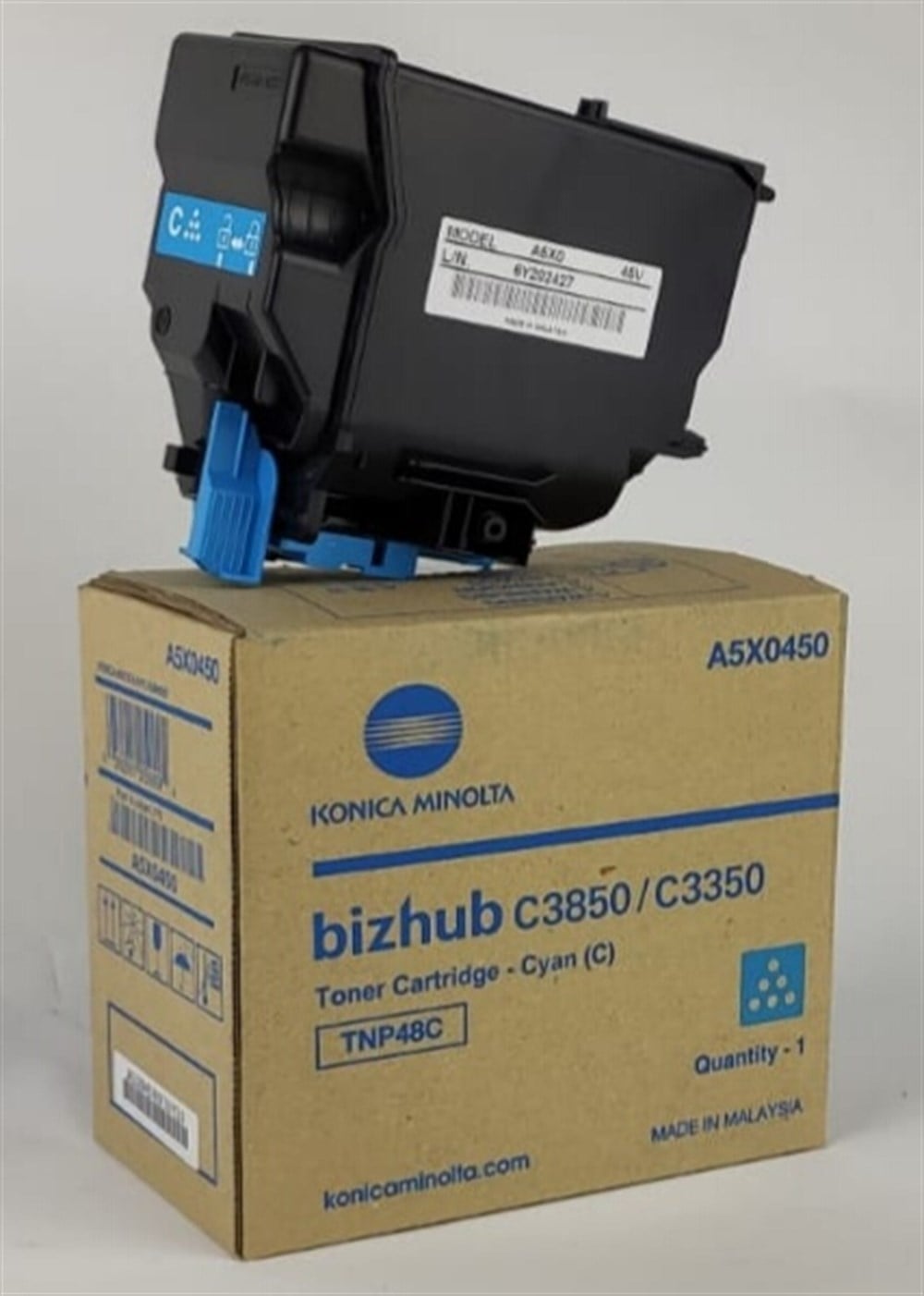 MINOLTA TNP-48 CYAN TONER A5X0450   Bizhup C3850 / C3350