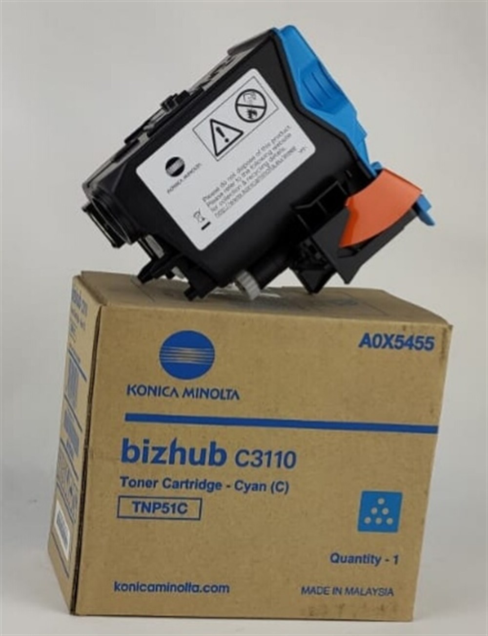 MINOLTA TNP-51  CYAN TONER 6K   A0X5155   Bizhub C3110
