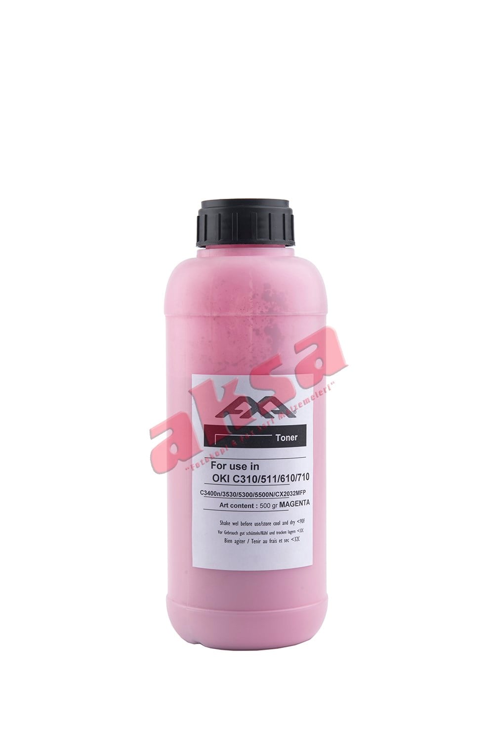 OKI C 310 312 511 531 610 710 MAGENT TONER (800gr) MC 362 562 3200 5100 6100   C 5100 / 5400 / 7300 / 7500 / 9300 / 9500