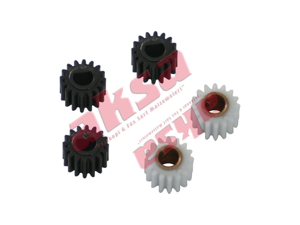 RICOH Aficio 1015 1018 2015 2018 MP 1600 2000 DEVEVELOPER TANK DİŞLİ TAKIMI   Aficio MP 1813L/ MP 2013L/ MP 2001L/ MP 2501L/ 3025/ 3030  2 SİYAH/2 BEYAZ METALLİ/1 BEYAZ