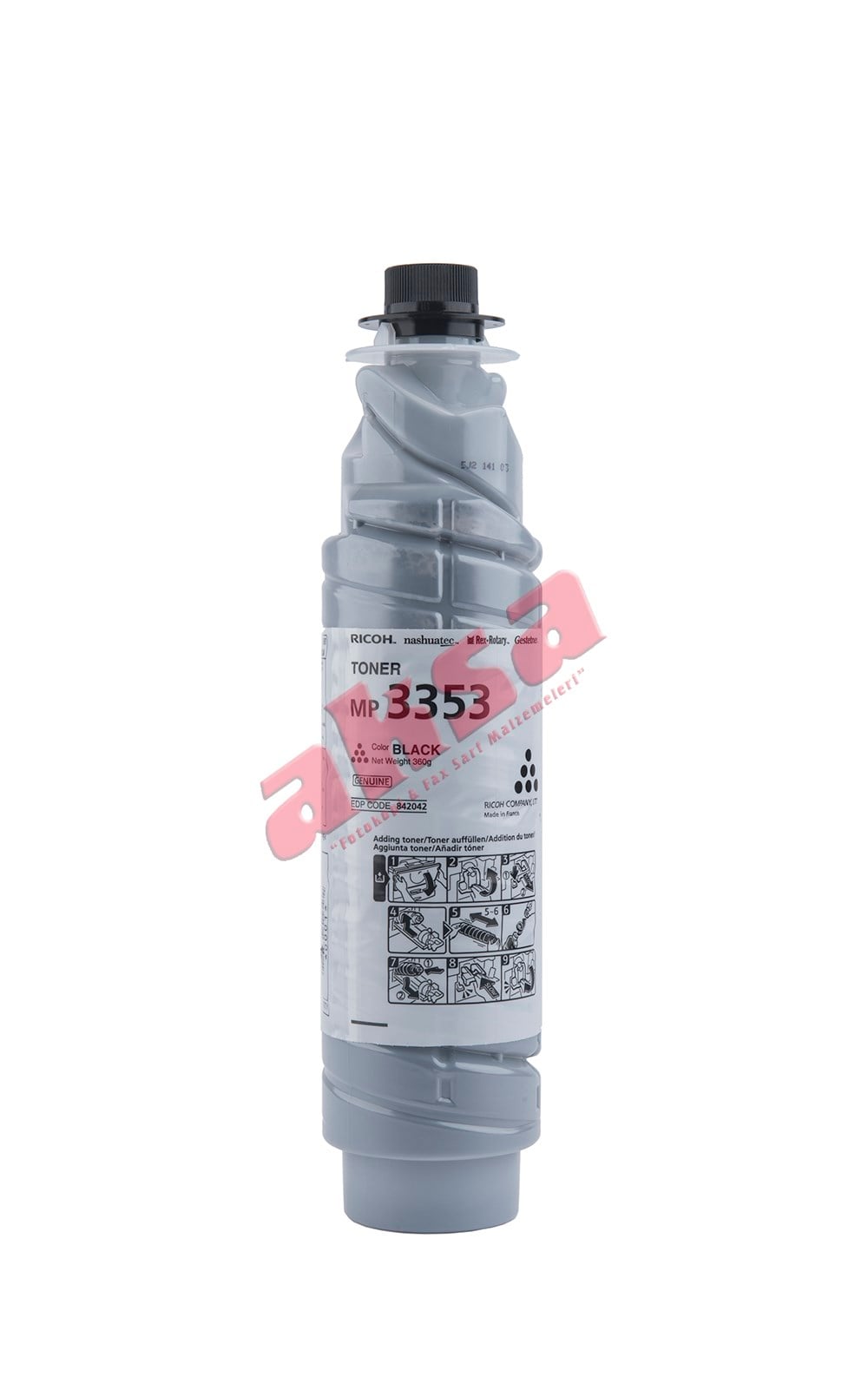 RICOH Type 2220D Orijinal Toner 885226 842342 AF3025 3030 MP 2510 3010 3353 3352   Aficio 1027 1032 2022 2027 2032 3025 3030  MP 2510, 2550, 2851, 2852, 3010, 3350, 3351, 3352, 2553, 3053, 3353