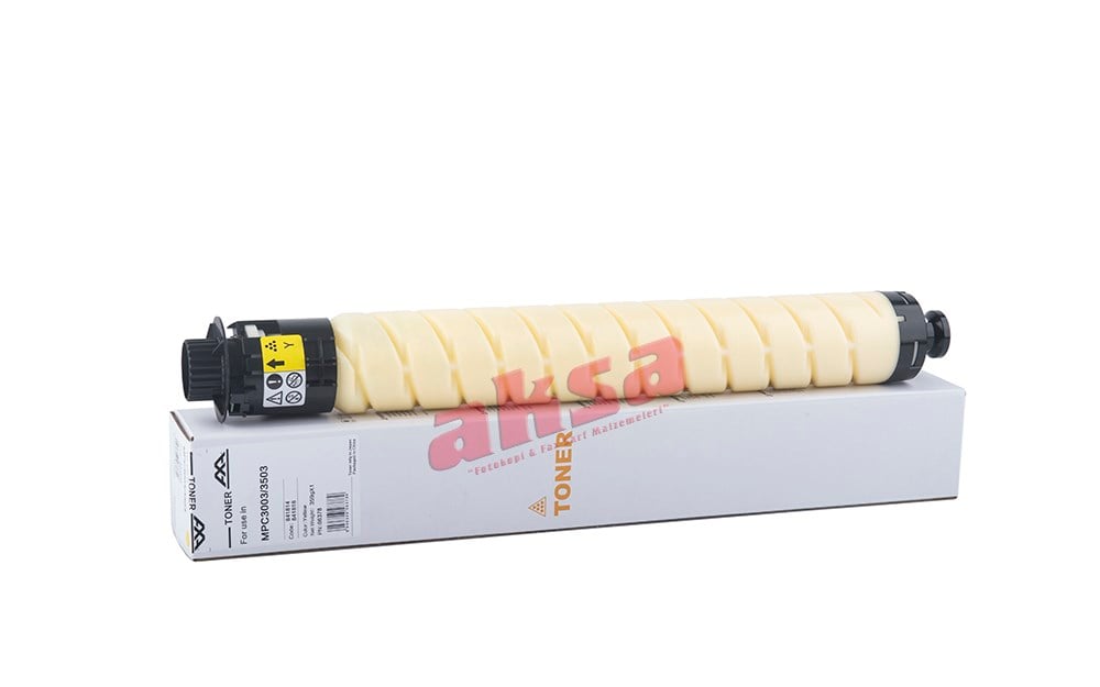 RICOH MPC 3003 C 3503 Muadil Yellow Toner Cartridge 350g   841814 841818