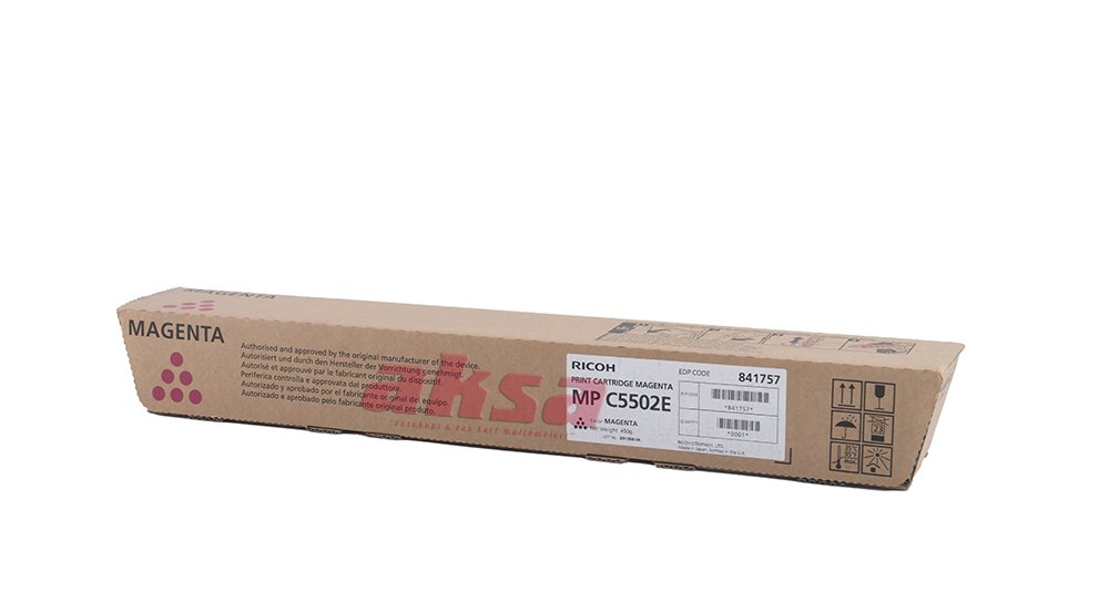 RICOH MPC 4502 Orijinal Magenta Toner 841757   MPC 4502 MPC 5502
