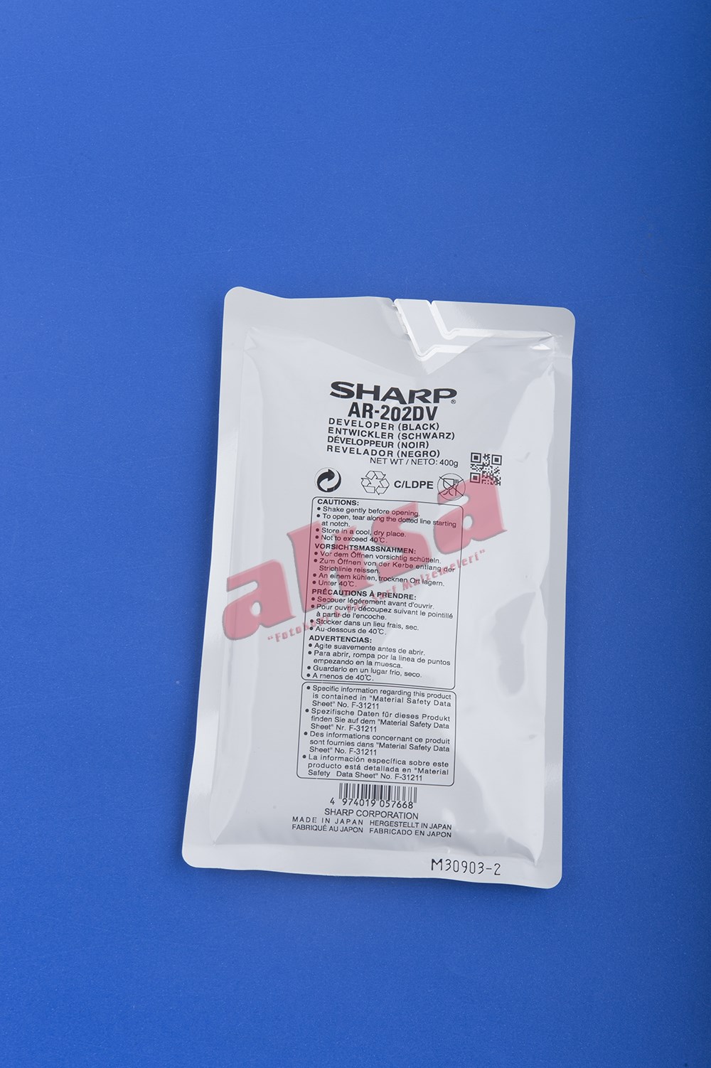 SHARP AR 202DV Orijinal Developer 30K   AR 163 AR 201 AR 206 AR5015 AR5120 AR5316 AR5320 ARM 160 AR 165 AR 207 AR 205