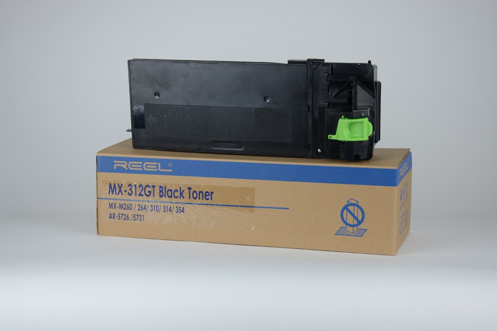 SHARP MX 312GT Reel Toner   MX M 260/ MX M 264/ MX M 310/ MX M 314/ MX M 354/ AR 5726/ 5731  700G
