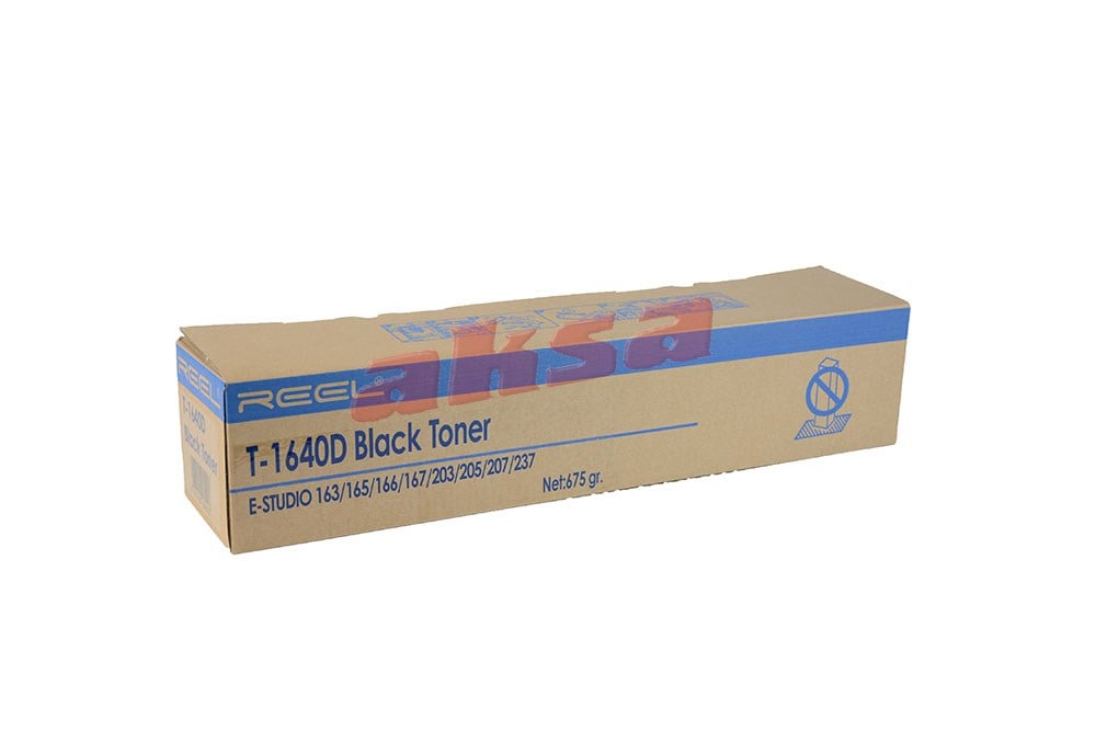 TOSHIBA T 1640 Reel Toner 24K 675 GR   E STD 163/ 165/ 166/ 167/ 203/ 205/ 207/ 237