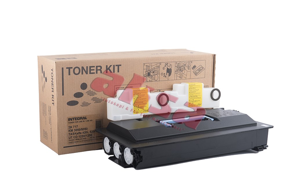 UTAX CD 1230 40 50 TK 717 INTEGRAL TONER 12100024     KM 3050/4050/5050 KARŞILIĞI/UYMAZ
