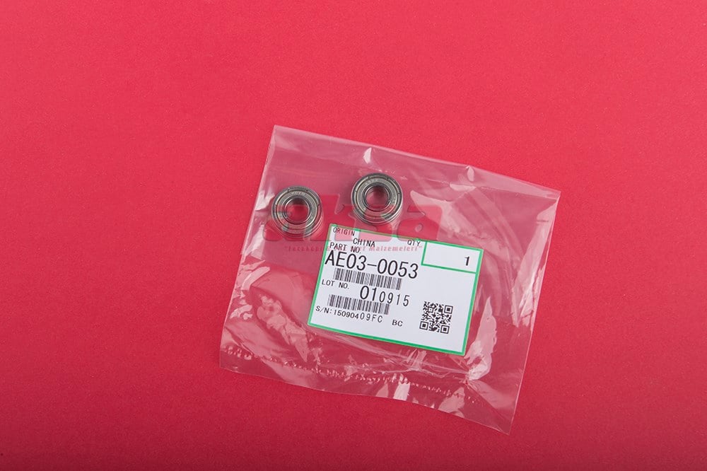 Orijinal Fuser Pressure Roller Bearing Aficio 2051 2060 2075 MP 7500   MP 6000/6001/6002/7000/7001/7502/8000/8001/9002  takım için iki adet alınmalı